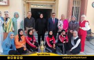 عمادة كلية التربية للبنات تحتفي بطالباتها المشاركات في الأنشطة الرياضية التي اقامتها جامعة القادسية وجامعة بغداد